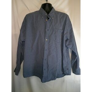 Wrangler Premium Quality Button Down Shirt Gingham‎ Checkered Long Sleeve XL